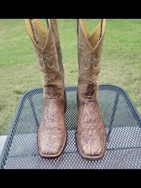 Rod Patrick Genuwine 🐘 Leather Western Cowboy Boots